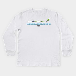 McDonnell Douglas MD-82 - Jetsgo Kids Long Sleeve T-Shirt